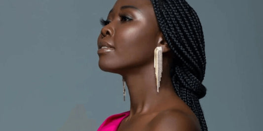 The power of Gold Plated Tassel Earrings